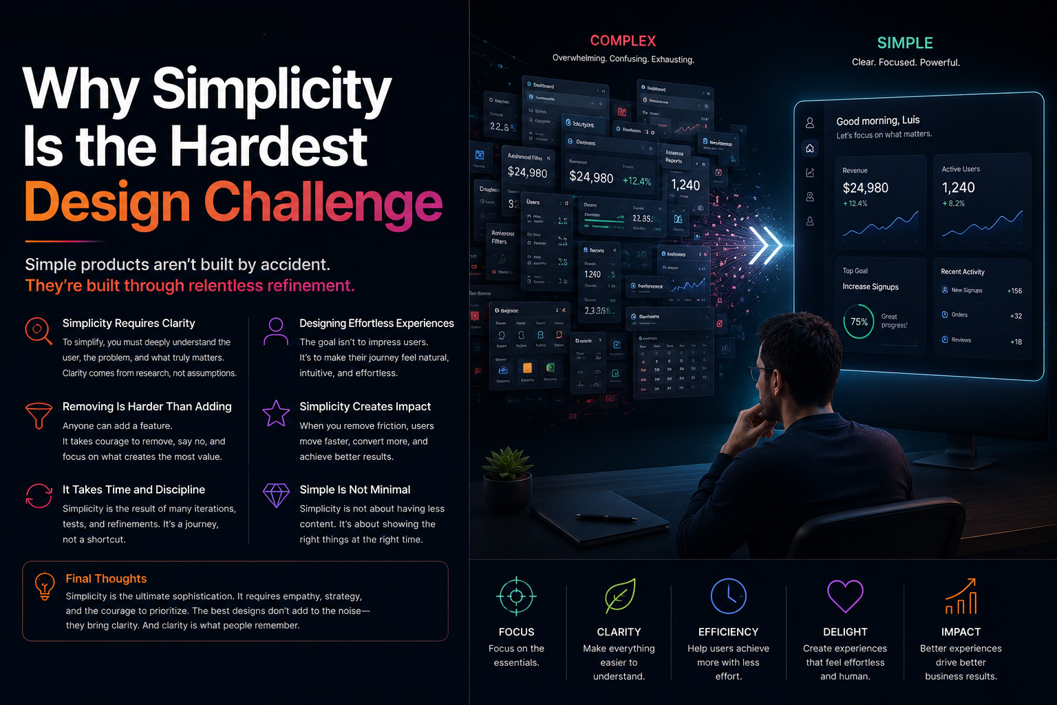 Why Simplicity Is the Hardest Design Challenge